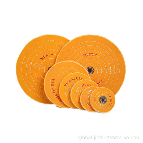 Polishing Wheel Cotton 10*60 polishing wheel cotton stitch buffing disc customized Supplier